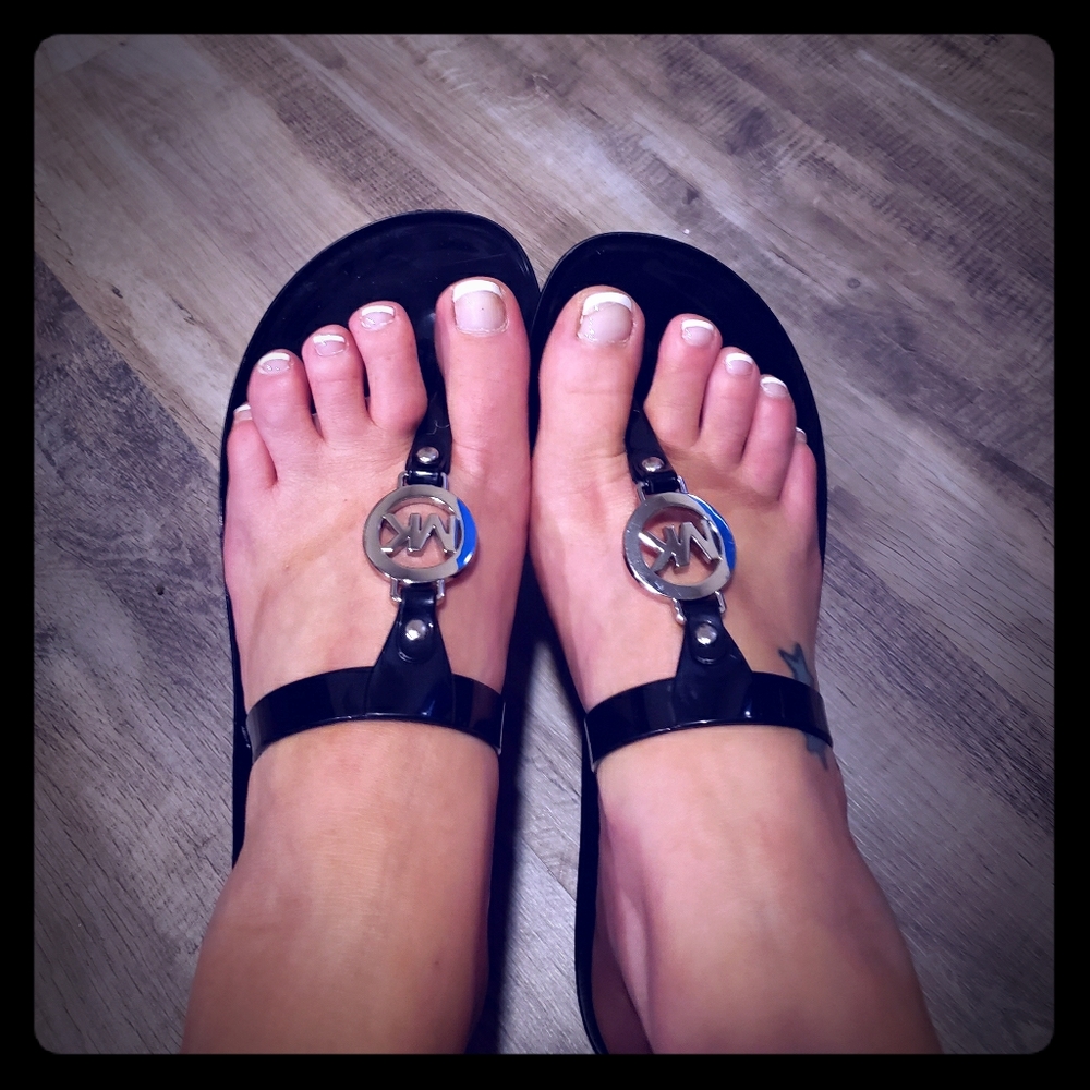 Michael Kors slide ons